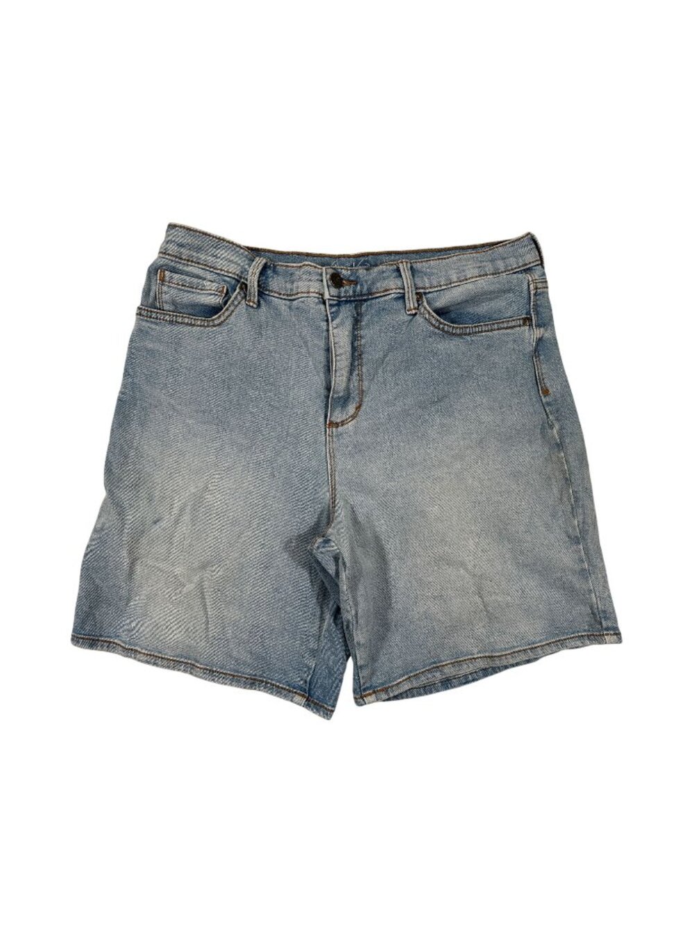 Gloria Vanderbilt Womens Denim Jean Shorts Size 10 Light Wash Casual Stretchy